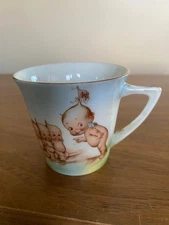 Kewpie Cup Copyrighted Rose O'Neil Wilson Royal Rudolstadt Germany 1915