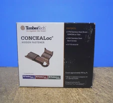 New TimberTech - CONCEALoc Hidden Fastener - 175pc 100sq. ft Steel Brown