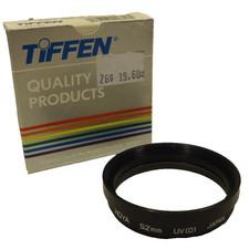 Tiffen 52m-7 Camera Lens Adapter Ring 154107 Vintage Glass Metal