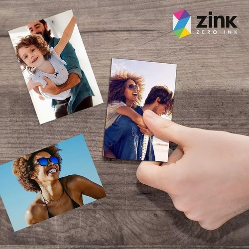 Zink Carta fotografica istantanea Zinkpz2X350, bianca, 5,1 x 7,6 cm, confezione - Foto 3 di 4