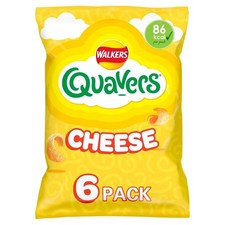 Walkers Quavers Cheese Multipack Snacks 6x16g