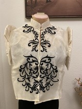 Filipiniana Beige 2XL Bolero Or Women Barong