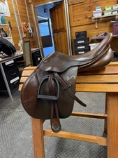 17” Pessoa Jumping Saddle Wide Tree