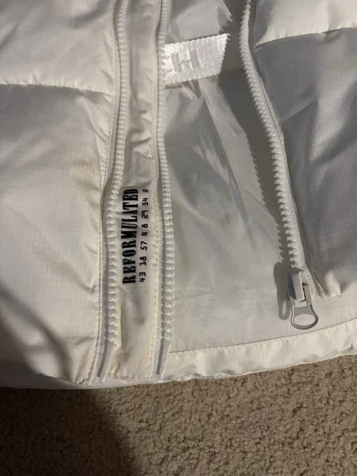 Chaqueta acolchada blanca Zara Foto 2 de 4