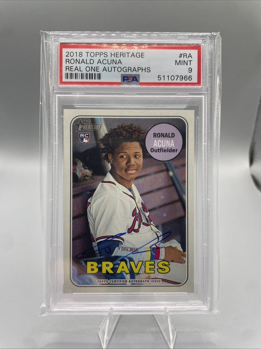 Topps Baseball 2018 Season Ronald Acuña Jr. Sports Trading Cards