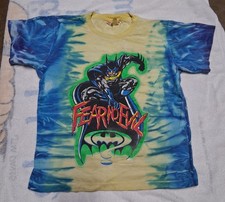 Vintage Batman Fear No Evil T Shirt Sz. L Boy Brand Attitoons Made In Usa