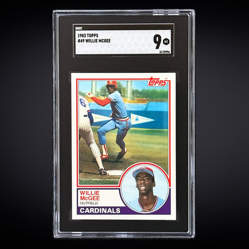 1983 Topps Willie McGee #49 card