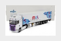 Eligor 118451 Scania - S500 Lkw Kastenwagen Mdl Transports 2024 - Weiß - 1/43