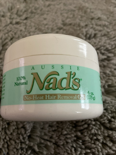 1X Aussie Nad’s Non Heat Hair Removal Gel 100% Natural 6oz NEW Sealed HTF - Picture 1 of 3