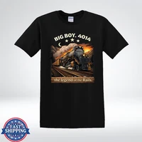 Big Boy 4014 Steam Locomotive Train Lover Railroad T-Shirt