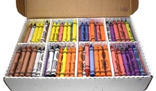 Crayola Jumbo Crayon Classroom Classpack 8 Classic Colors 200 Pack School