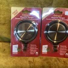 Attract Magnetic Wreath Hanger Oil Rubbed Bronze Lot Of 2 NIP 