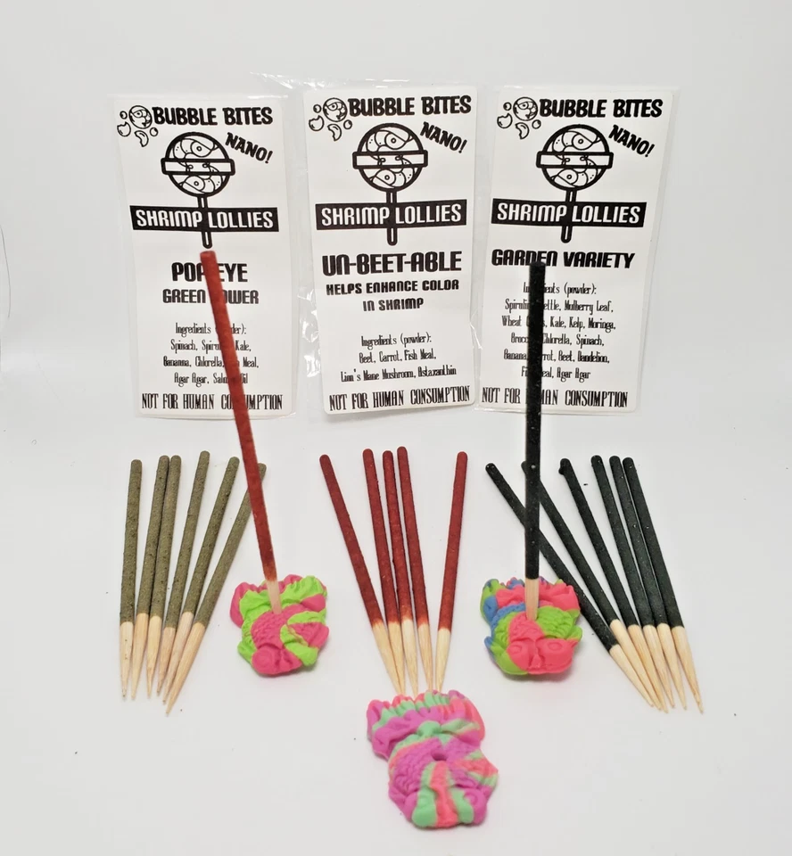Shrimp Lollies Nano 60 CT Variety Pack (20/20/20) & 3 Holders - Image 3 of 4