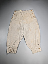 Antique Knickers Pants Side Snap Fall Front Linen 20s 30s Sporting True Vintage