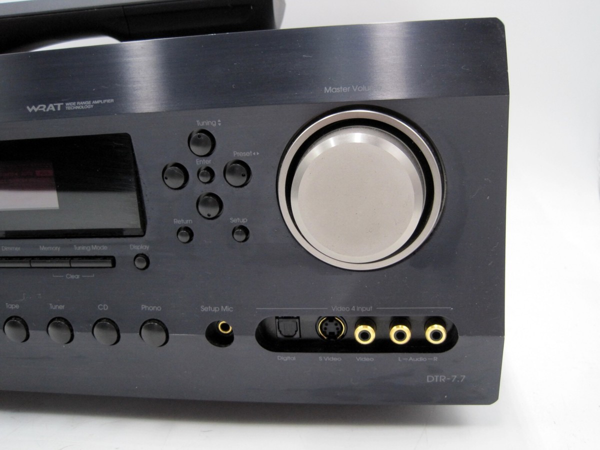 Onkyo Integra DTR-7.7 HDMI THX Stereo AV Receiver 1080p Bundle