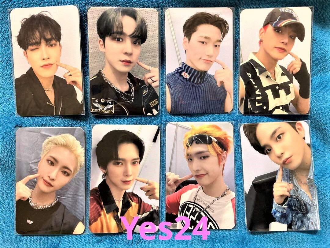 ateez トレカ 全員 YES24 ヨントン特典 movement ATEEZ THE WORLD EP:1 MOVEMENT Yes24 Official Photocard Photo
