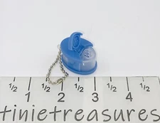 Tupperware keychain RARE Mini Oriental Spice container Blue tinietreasures