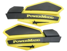 POWERMADD "STAR SERIES" HANDGUARDS ATV UTV MX SNOWMOBILE - SUZUKI YELLOW 34206