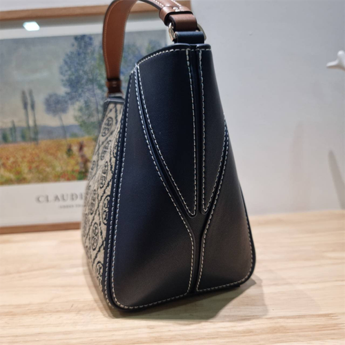 New Tory Burch Shoulder Bags Leather Bucket Bag,Crossbody Bag - Navy - Picture 4 of 12