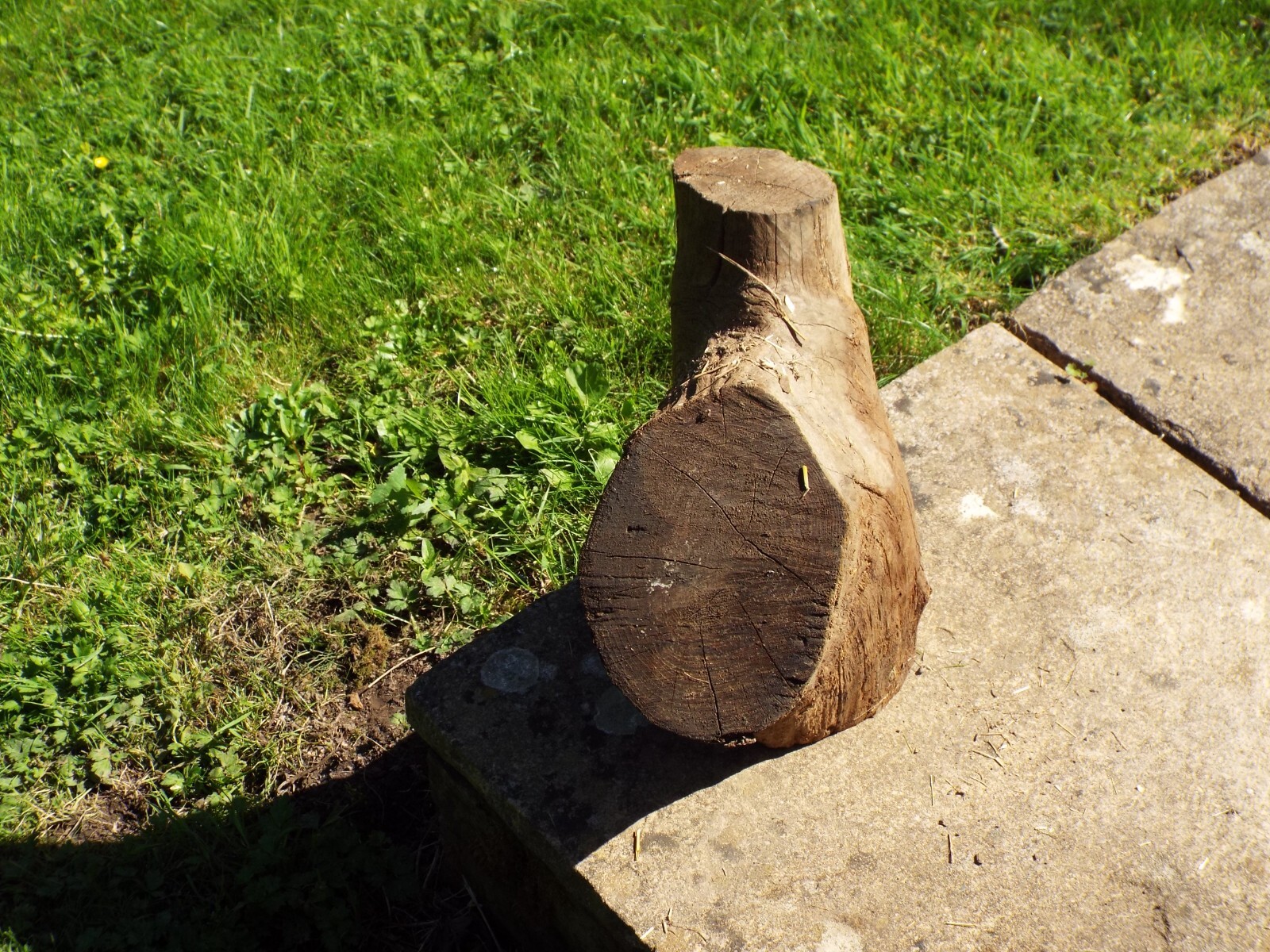 wooden garden ornaments used log solid oak Stunning Motivation