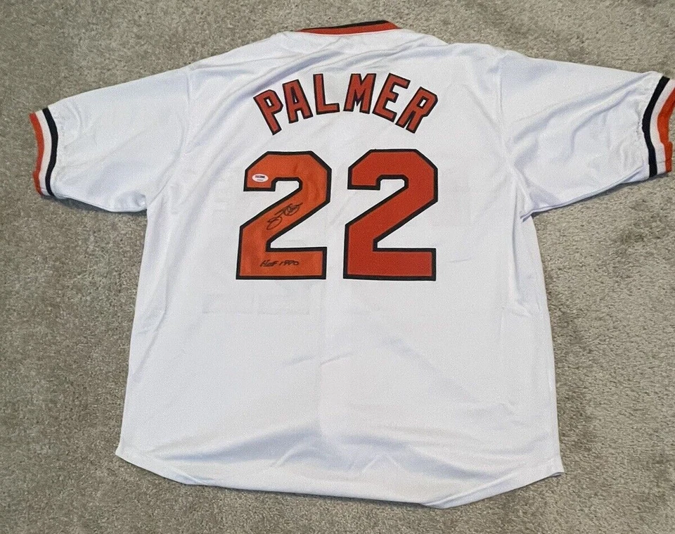 Jim Palmer Autographed/Signed Custom Jersey PSA/DNA COA - Image 4 of 4
