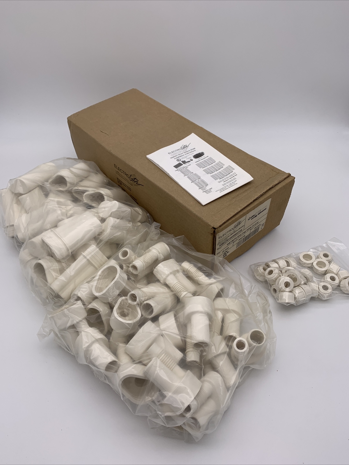Wetbits 15mm End Cap White for Neon Lighting Electrobits 25pieces WBECW15MMWHT25