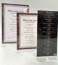 Porte Menu De Table / Comptoir En Plexiglass pour BAR, Restaurant, Restauration