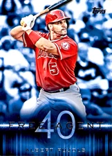 2015 Topps Albert Pujols Free Agent 40 #F40-1 - St. Louis Cardinals