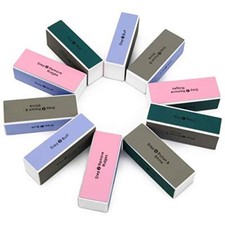 10PCS Nail Buffer Block, 4 Way Colorful Buffing Block Shine Polisher Nail