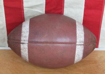 Vintage 1950s Rawlings Official Leather Football w/Laces R18 Model