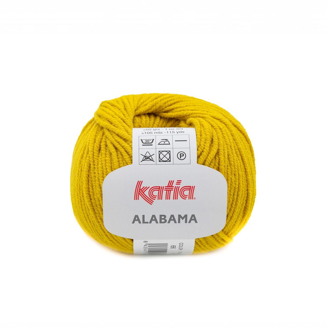 Alabama by Katia - Mustard (66) - 50 g / approx. 105 m Wool