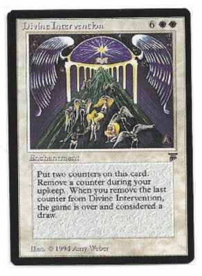 美品 Divine Intervention 英語 レジェンド MTG NM Divine Intervention | Legends | Star City Games