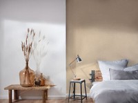Vliestapete Leinen Struktur Uni Stoffoptik Modern Beige Creme 39565-6 (2,88€/1Qm