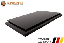 Kunststoffplatte SCHWARZ | PE -HD | 2- 15mm | Polyethylen Platte |TOP QUALITÄT