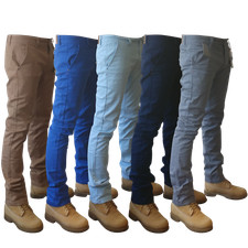 Mens Designer Fit Chinos Slim/Skinny Fit Trouser Luxury Cotton