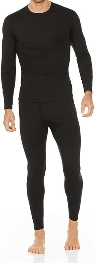 Thermajohn Long Johns Thermal Underwear For Men Fleece Lined Base Layer Set (Xl)
