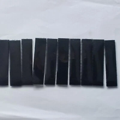 10 HEAVY DUTY VELCRO SELF ADHESIVE Tape HOOK & LOOP Sticky Strips Pad - 16X70 MM