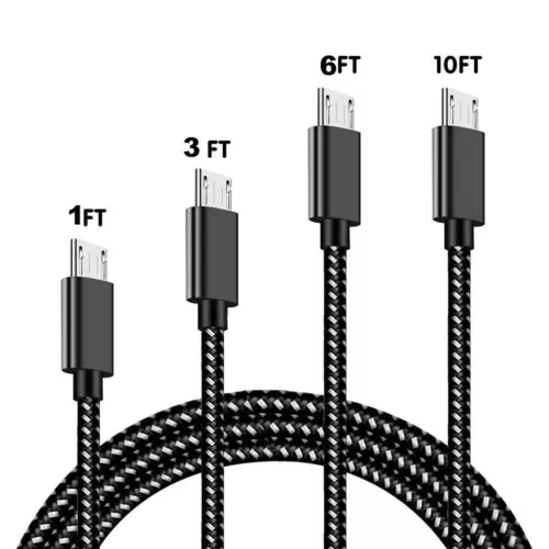 Heavy Duty Charging Phone Cable Type-C USB-C For Samsung Android LG Charger Lot