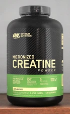 Optimum Nutrition Creatine Powder 600g Micronized 1.32 LB ON 120 Servings