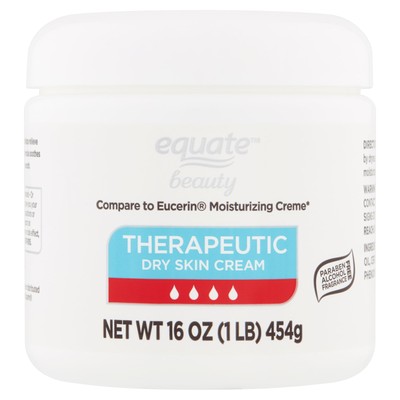 Equate Beauty Therapeutic Moisturizing  Creme, Dry Skin Cream, 16 oz