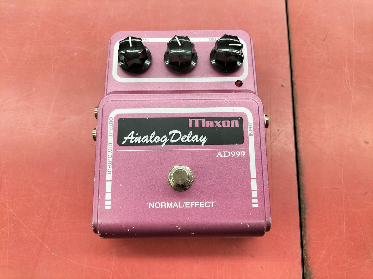 MAXON アナログディレイ AD999 Maxon Analog Delay MADE IN MAXON アナログディレイ AD999 Maxon Analog Delay MADE IN