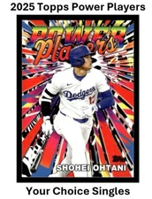 2025 Topps Celebrations Power Players #PP Insert Your Choice of Player