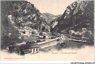 CAR-ABFP2-0232-SUISSE JURA MOUTIER The Entrance Of The