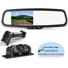 4.3" Rear View Monitor w/ No.1 Bracket + Backup Reversing Camera For Ford Toyota