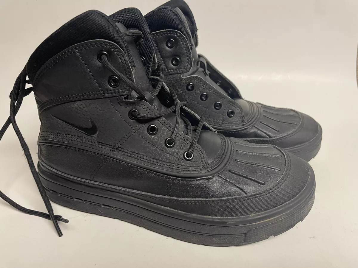 Nike ACG Woodside Boots Black Black Black Youth Boys Size 4.5Y