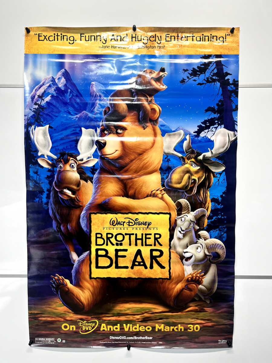 Poster: Brother Bear: Walt Disney, original VHS promo 26x40