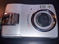 Pentax Optio M20 Silver 2.5" LCD 7.0 MP 3x Optical Zoom Sold as Parts & Repair