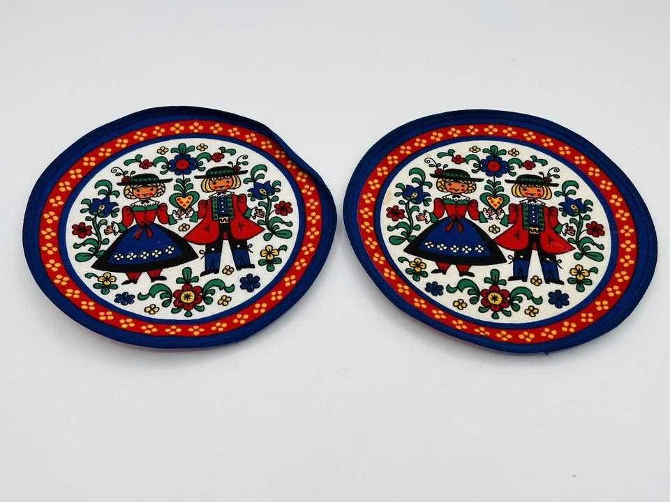 Lote de 10 posavasos de café té arte popular vintage IMPRESIÓN ALEMANA/HOLANDESA/AUSTRIACA Foto 2 de 4