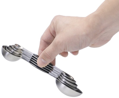 Prepworks by Progressive Magnetic Measuring Spoons, Stainless Steel - Set of 5 - Picture 5 of 6