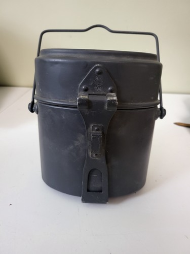 Vintage Swiss Mess Kit Case used in Civil War Reenactment Set only items in phot